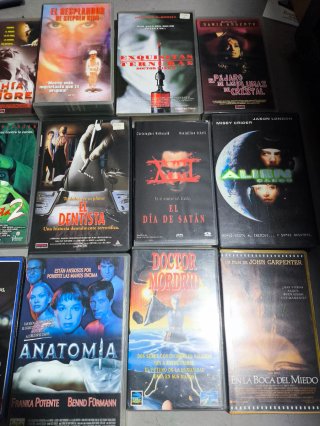 Lote VHS Terror Clásico Español