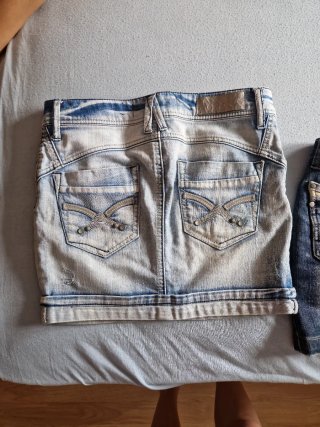 2 Faldas Vaqueras Cortas