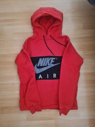 Sudadera Nike Air Roja y Negra
