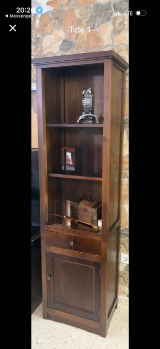 Mueble columna madera 2m alto x 55cm ancho