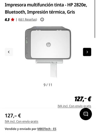 Impresora HP Deskjet 2620e