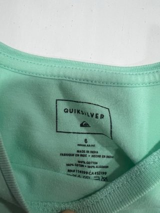 Lote 4 Camisetas Quiksilver Talla 6