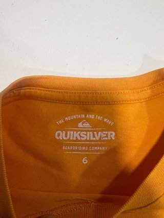 Lote 4 Camisetas Quiksilver Talla 6
