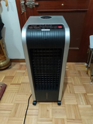 Climatizador Evaporativo Negro/Plata