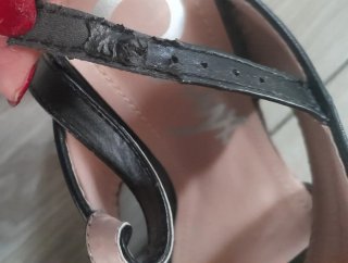 Sandali tacco 14cm plateau n.40