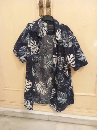 Camisa Primark Slim Fit Estampada Talla S