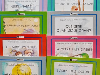 Lot de llibres per aprendre a llegir