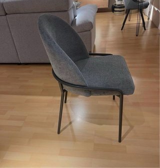 Pack 4 Sillas NUEVAS Tapizadas Gris 4 x 99€