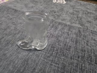 Figura de cristal bota