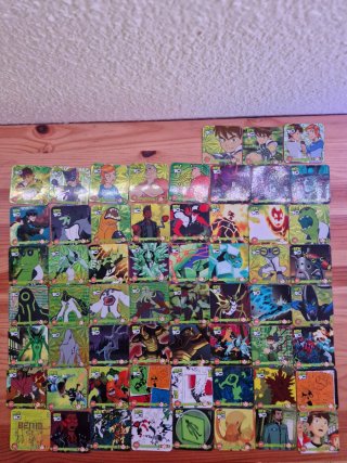 Lote 59/150 Staks Ben 10 Panini