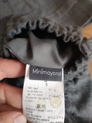 Conjunto chaleco y pantalón gris invierno
