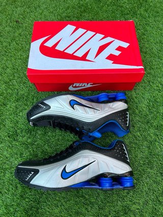 Nike Shox R4 Azul/Gris