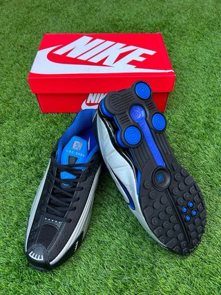 Nike Shox R4 Azul/Gris