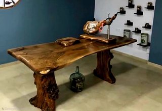 Mesa de Nogal Macizo.
