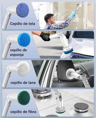 Cepillo Eléctrico Limpieza Hogar Leebein