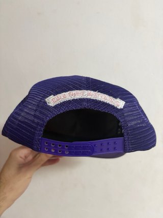 Gorra Trucker Chrome Hearts Morada y Blanca