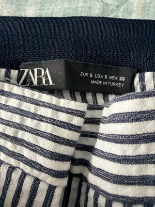 Pantalones rayas azul y blanco