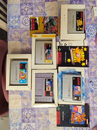 Lote 5 Juegos Super Nintendo PAL