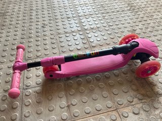 Patinete infantil rosa 3 ruedas