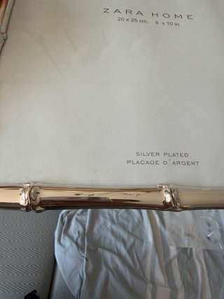 Marco de fotos Zara Home plata 20x25cm