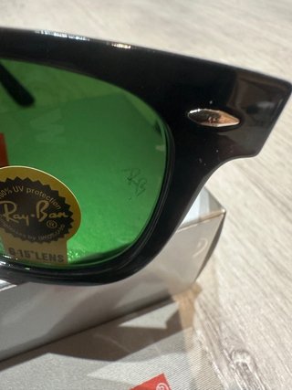 Gafas de sol Ray-Ban Wayfarer Negras Verdes G-15