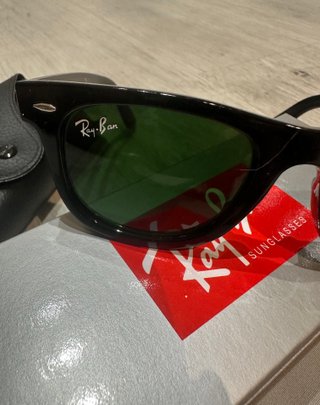 Gafas de sol Ray-Ban Wayfarer Negras Verdes G-15