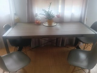 Mesa Comedor Estilo Industrial