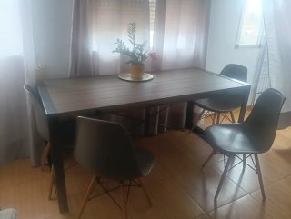 Mesa Comedor Estilo Industrial