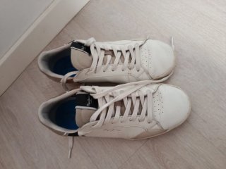 Zapatillas Pepe Jeans Hombre Blancas y Negras