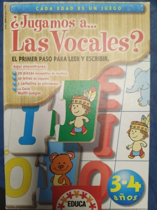 Juego de Mesa Las Vocales Educa