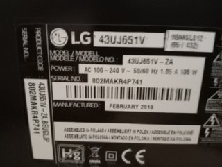 Smart TV LG 43 Pulgadas