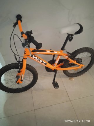 Bicicleta infantil naranja