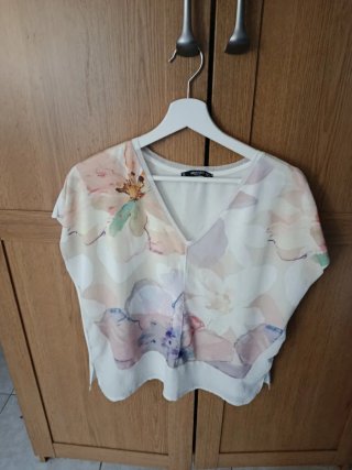 Camisa Mango Talla M Estampado Floral