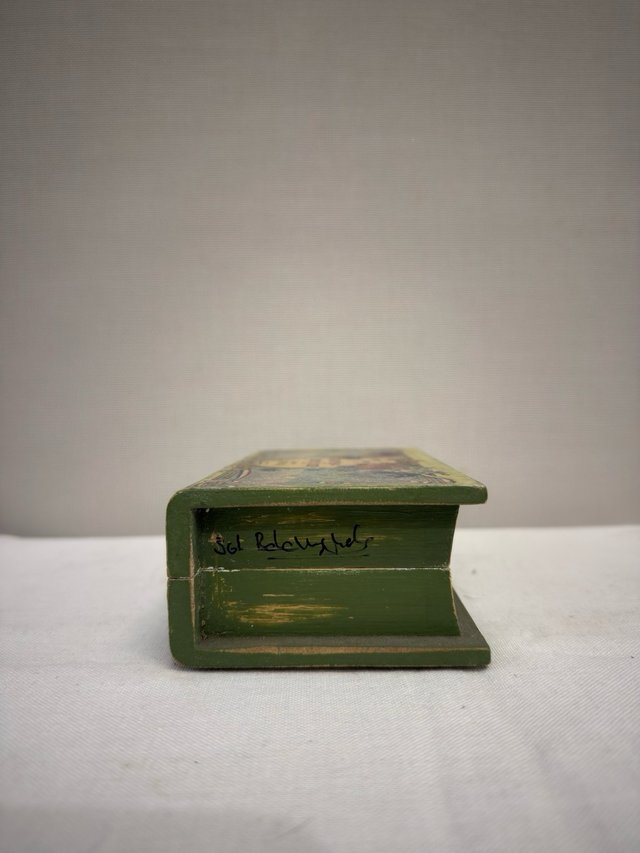 Joyero Vintage Savon Fleurs d'Alsace Madera