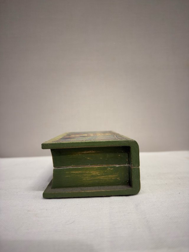 Joyero Vintage Savon Fleurs d'Alsace Madera