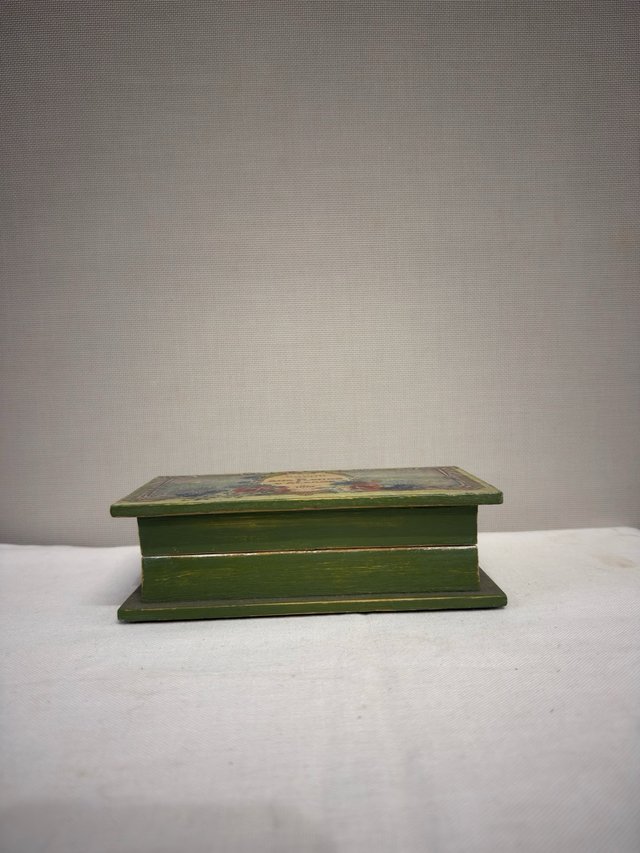 Joyero Vintage Savon Fleurs d'Alsace Madera