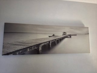 Cuadro Decorativo Muelle y Mar