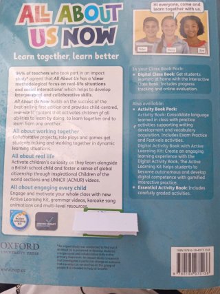 Libro Inglés All About Us Now 6