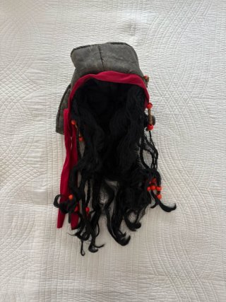 Sombrero Jack Sparrow con pelo.