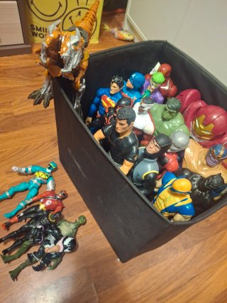Lote Juguetes Figuras Acción y Nerf