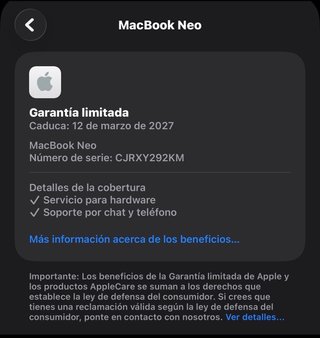MacBook Neo 512gb Rosa Nube