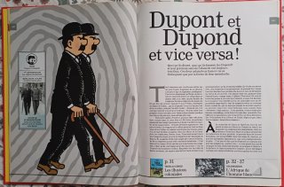Tintín i personatges a la història en Francés