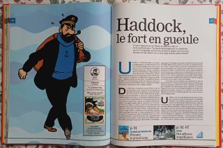 Tintín i personatges a la història en Francés