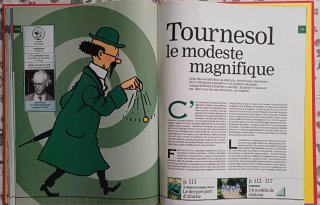 Tintín i personatges a la història en Francés