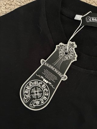 T-shirt Chrome Hearts nera