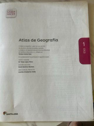 Atlas geografia libro 8431300992672