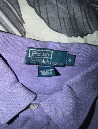 Polo Ralph Lauren Morado Jaspeado Talla S