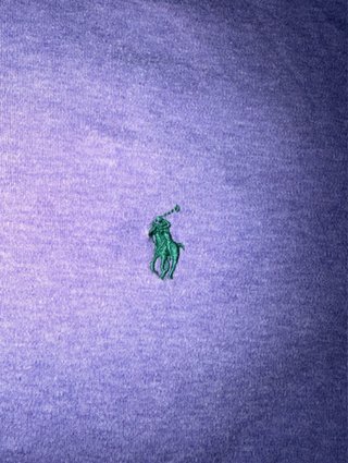 Polo Ralph Lauren Morado Jaspeado Talla S