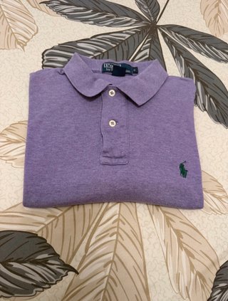 Polo Ralph Lauren Morado Jaspeado Talla S