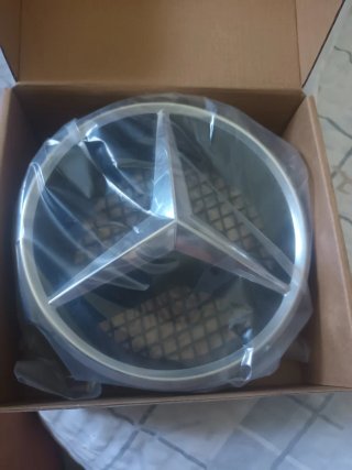 Emblema Mercedes Parrilla Estrella Cromada
